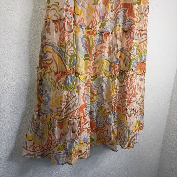 NWT$89 Vince Camuto Size XL Womens Bohemian Resort Skirt With Liner Lightweight - Picture 4 of 10
